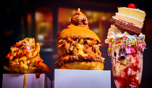 Frankie & Benny's selection of menu items